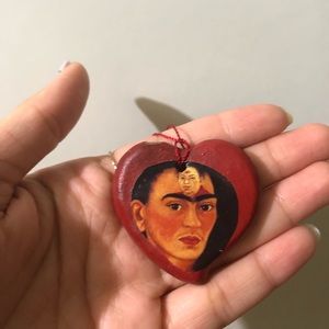 Handmade Frida Kahlo necklace